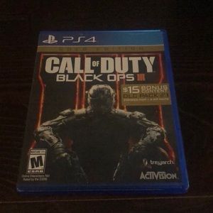 PS4 game Call of Duty Black Ops , Gold edition